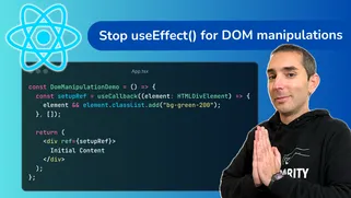 Image illustrant la fonction d'initialisaion ref pour React